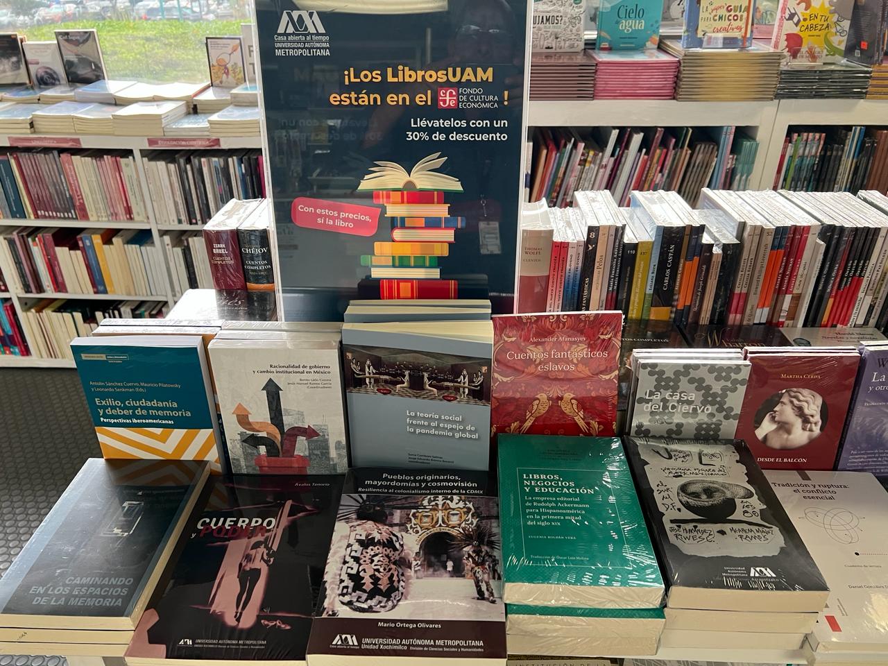 Los LibrosUAM en las librerías independientes y comerciales